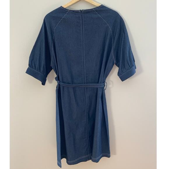 Boho Chic Cambray Dress NWT size large - Picture 3 of 6
